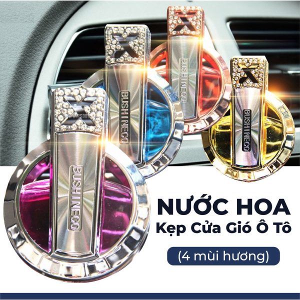 Nước hoa kẹp cửa gió ô tô tại Cavaha Auto