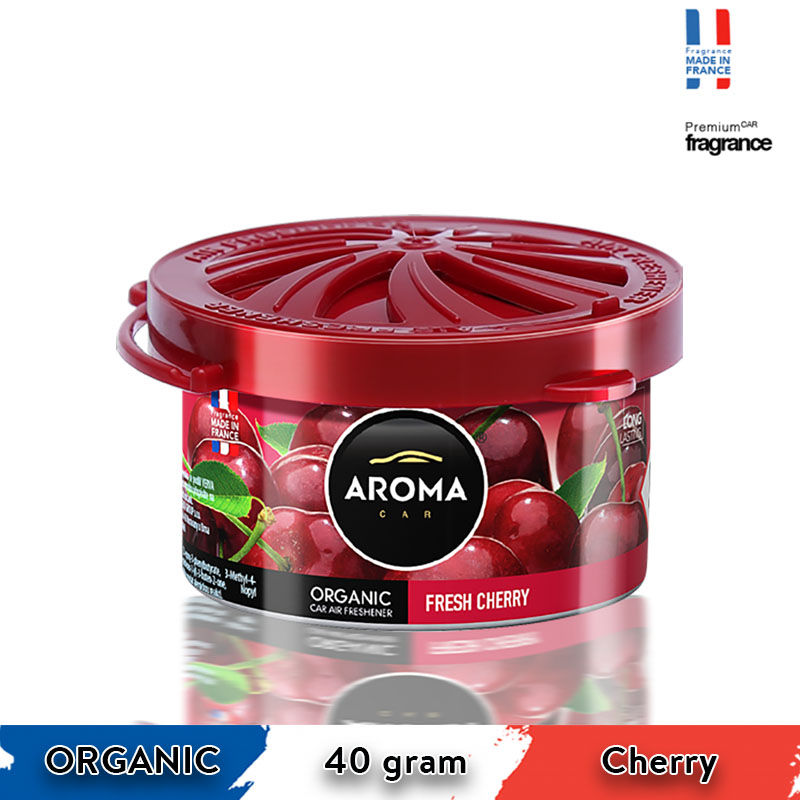 Sáp thơm ô tô Aroma Organic Cherry - Pháp