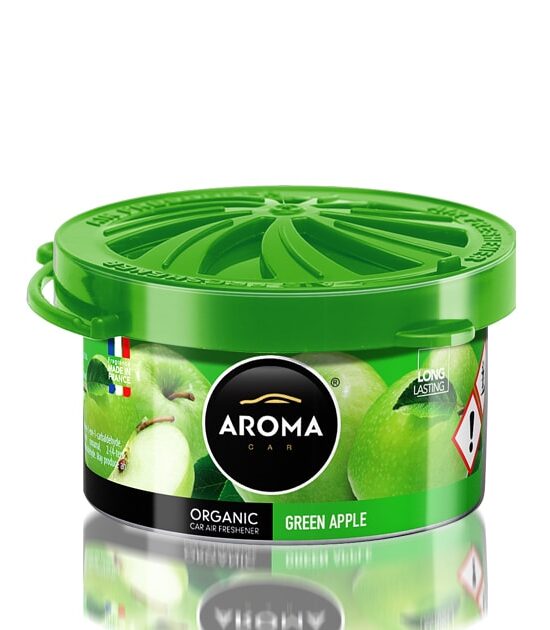 Sáp thơm ô tô Aroma Organic Green Apple mùi táo Pháp