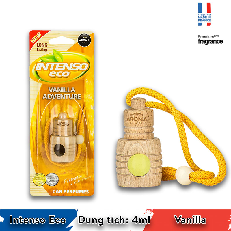 Tinh dầu treo xe ô tô Aroma Intenso Eco Vallina - Cà phê - Pháp