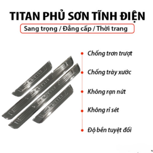 Ốp Bậc Cửa Trong Ngoài Titan Xe Kia Cerato 