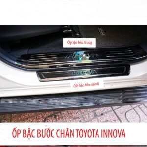 Ốp Bậc Cửa Trong Ngoài Titan Xe Toyota Innova 2017