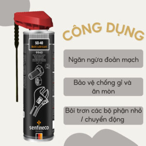 Xịt Bôi Trơn, Làm Sạch Và Bảo Vệ Bề Mặt Chi Tiết Senfineco 9940